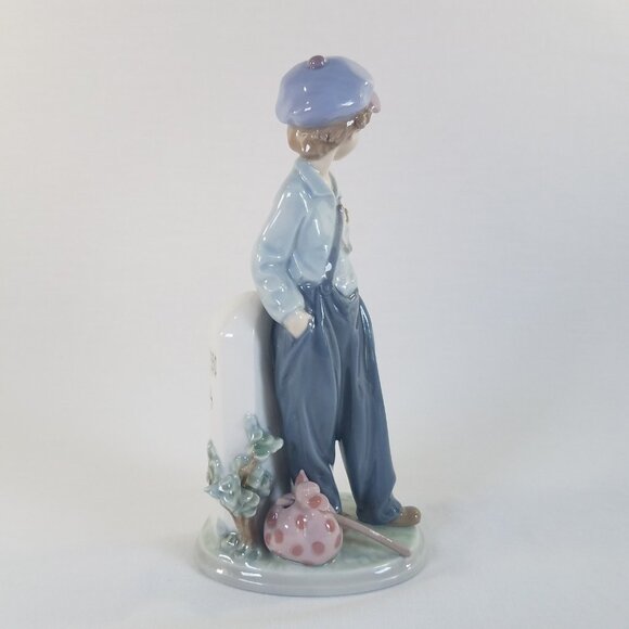 LLadro 5400 The Wanderer Traveling Boy Figurine READ 8.25" Retired Porcelain - Picture 8 of 15